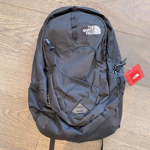 North face jester black backpack
